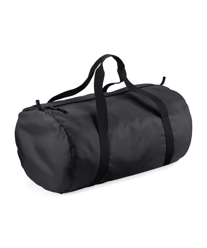 Bagbase BG150 Packaway barrel bag in Black/Black