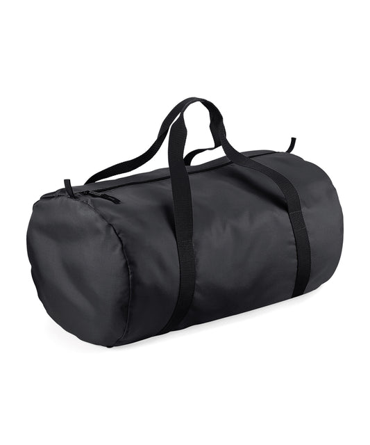 Bagbase BG150 Packaway barrel bag in Black/Black