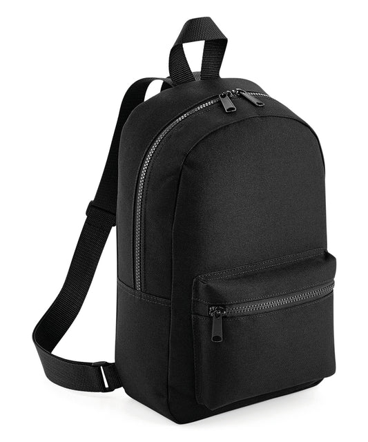 Bagbase BG153 Mini essential fashion backpack in Black