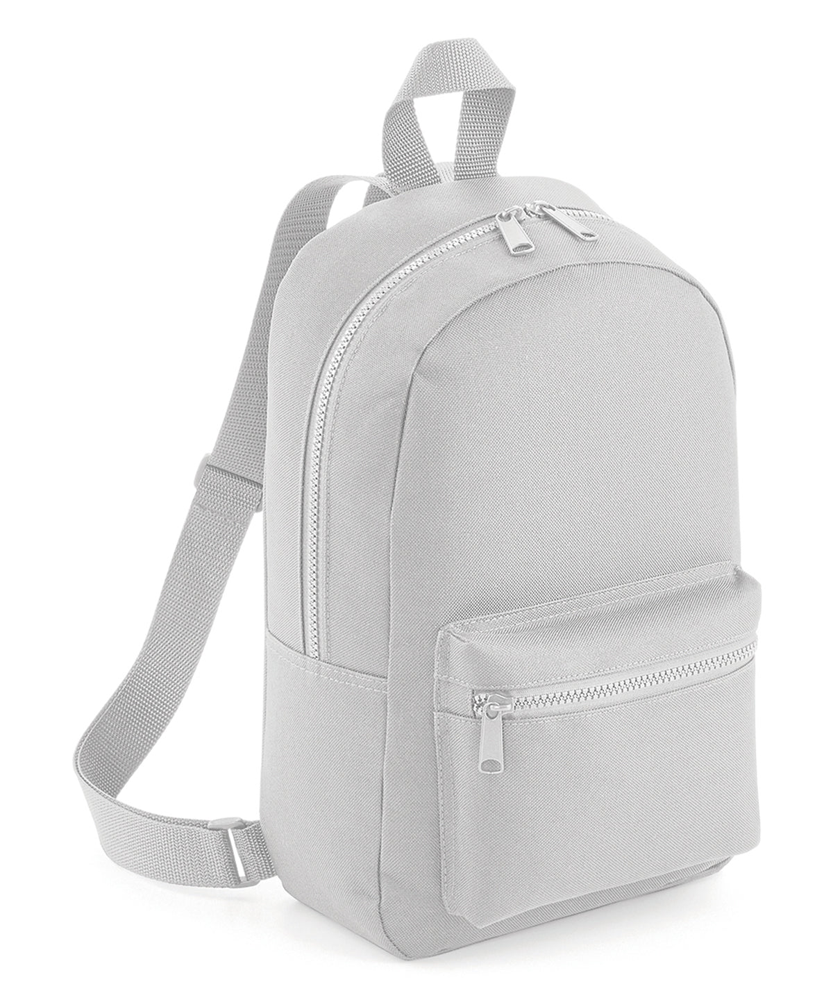 Bagbase BG153 Mini essential fashion backpack in Light Grey