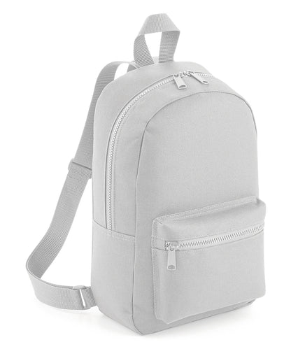 Bagbase BG153 Mini essential fashion backpack in Light Grey