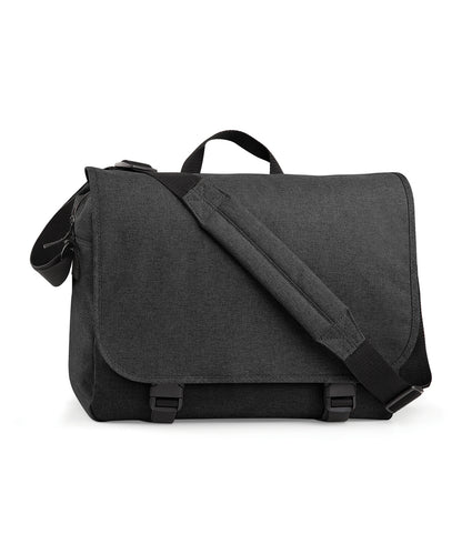 Bagbase BG218 Two-tone digital messenger in Anthracite