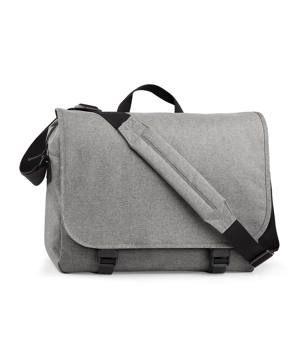 Bagbase BG218 Two-tone digital messenger in Grey Marl