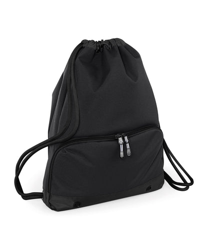 Bagbase BG542 Athleisure gymsac in Black/Black