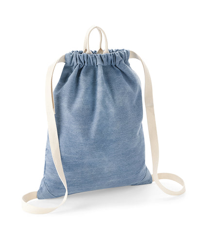 Bagbase BG642 Denim gymsac in Light Denim