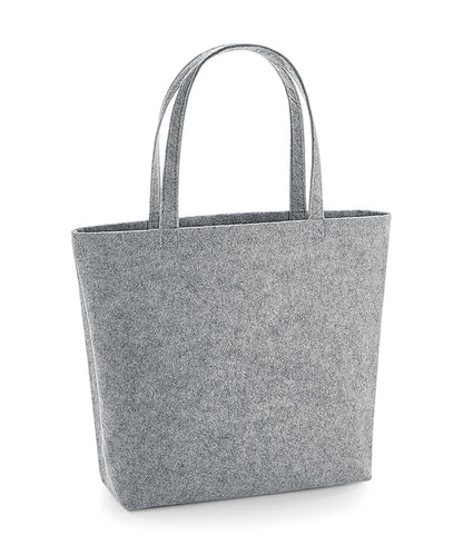 Bagbase BG721 Felt shopper in Grey Melange