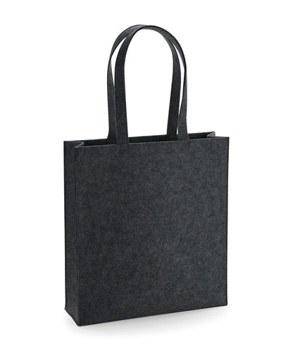 Bagbase BG723 Felt tote bag in Charcoal Melange
