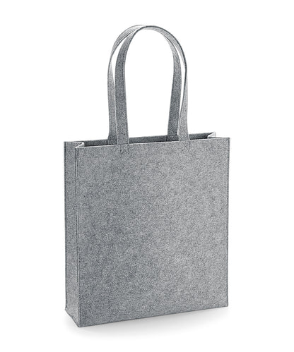 Bagbase BG723 Felt tote bag in Grey Melange