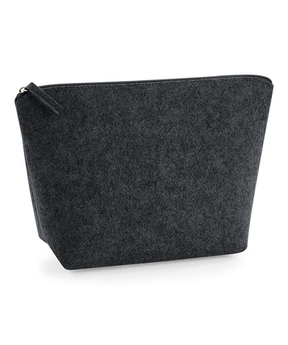 Bagbase BG724 Felt accessory bag in Charcoal Melange