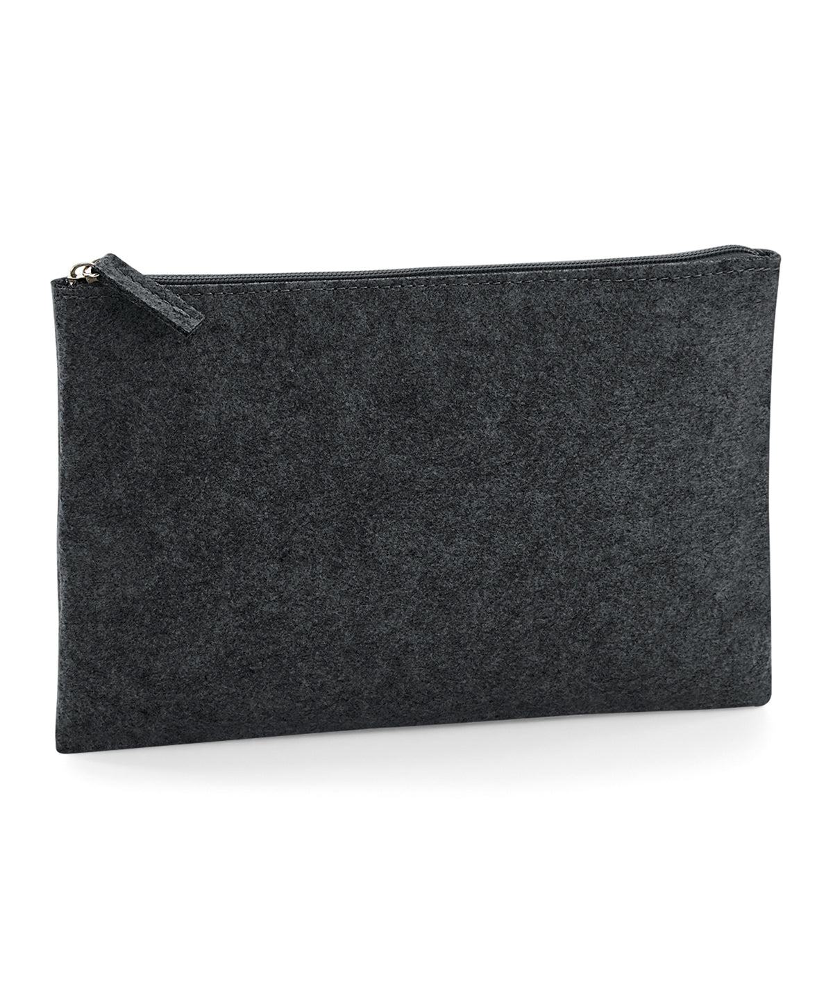 Bagbase BG725 Felt accessory pouch in Charcoal Melange