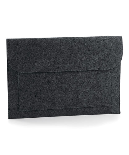 Bagbase BG726 Felt laptop/document slip in Charcoal Melange