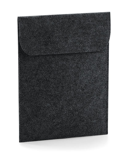 Bagbase BG727 Felt iPad slip in Charcoal Melange