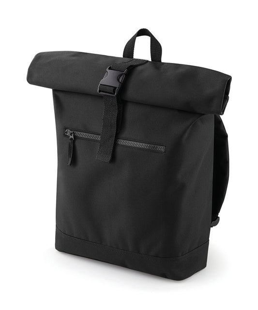 Bagbase BG855 Roll-top backpack in Black