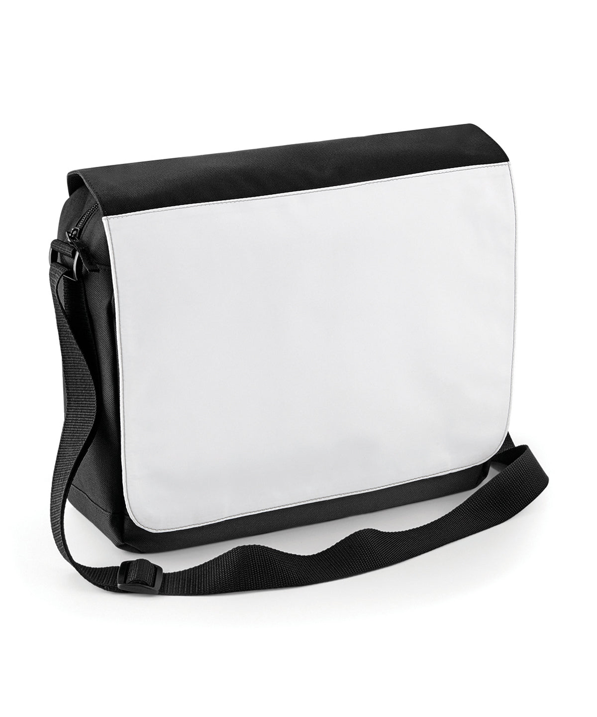 Bagbase BG965 Sublimation messenger bag in Black
