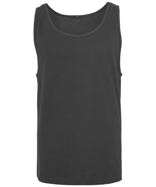 Build Your Brand BY003 Jersey big tank in Black