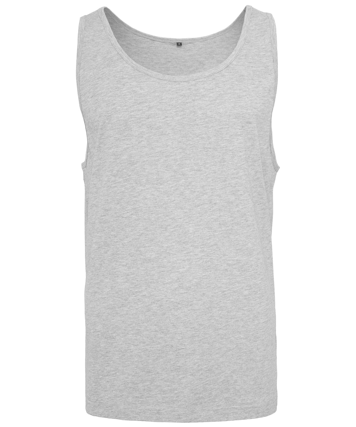 Build Your Brand BY003 Jersey big tank in Heather Grey