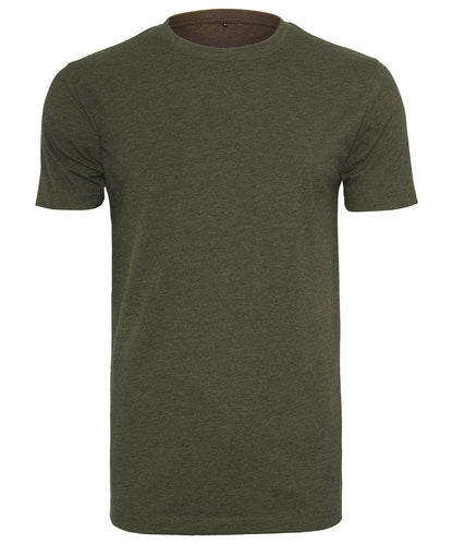 Build Your Brand BY004 T-shirt round-neck in Olive