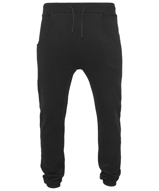 Build Your Brand BY013 Heavy deep-crotch sweatpants in Black