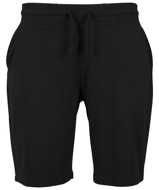 Build Your Brand BY080 Terry shorts in Black
