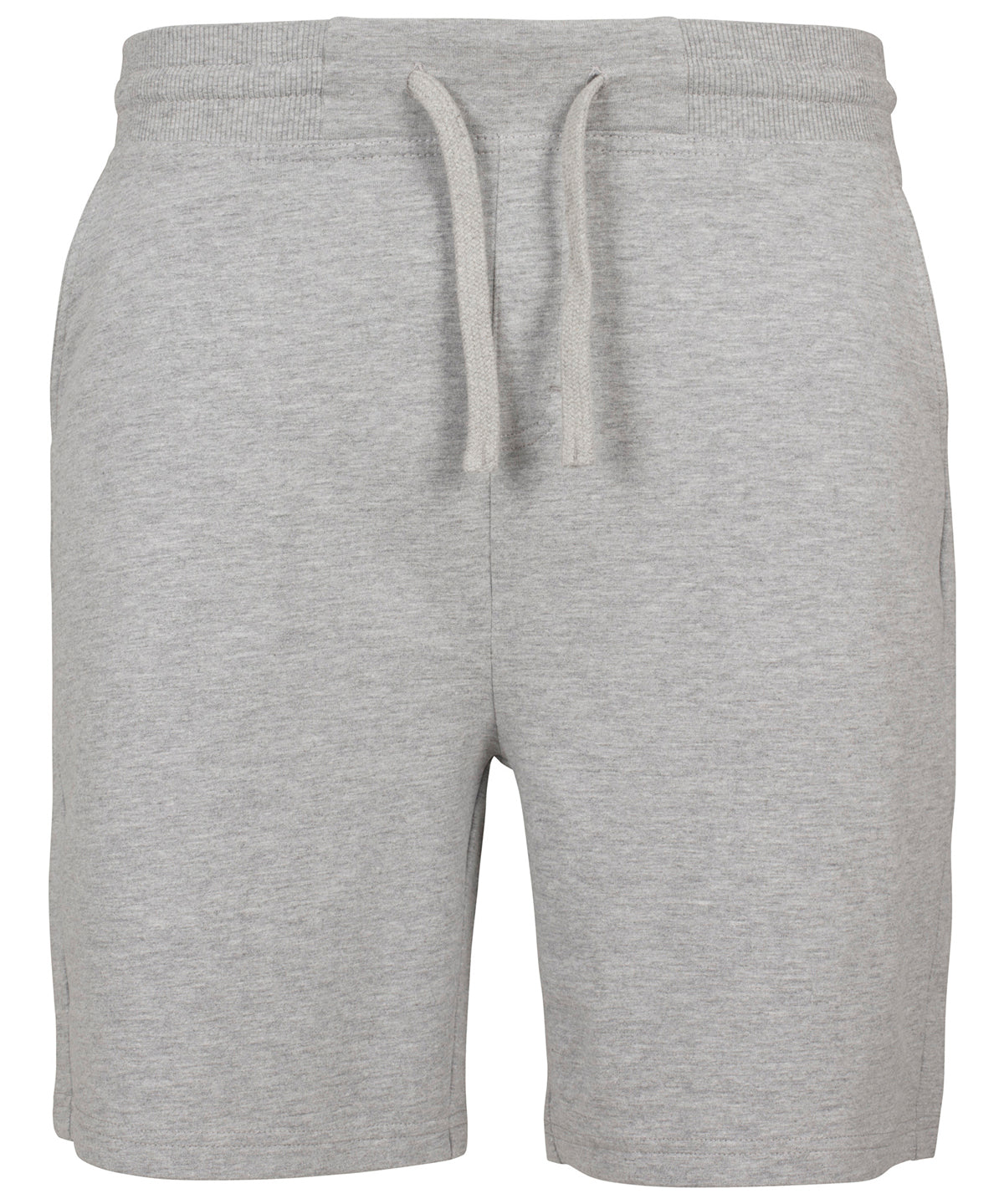 Build Your Brand BY080 Terry shorts in Heather Grey