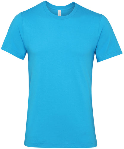 Bella Canvas CV001 Unisex Jersey crew neck t-shirt in Aqua