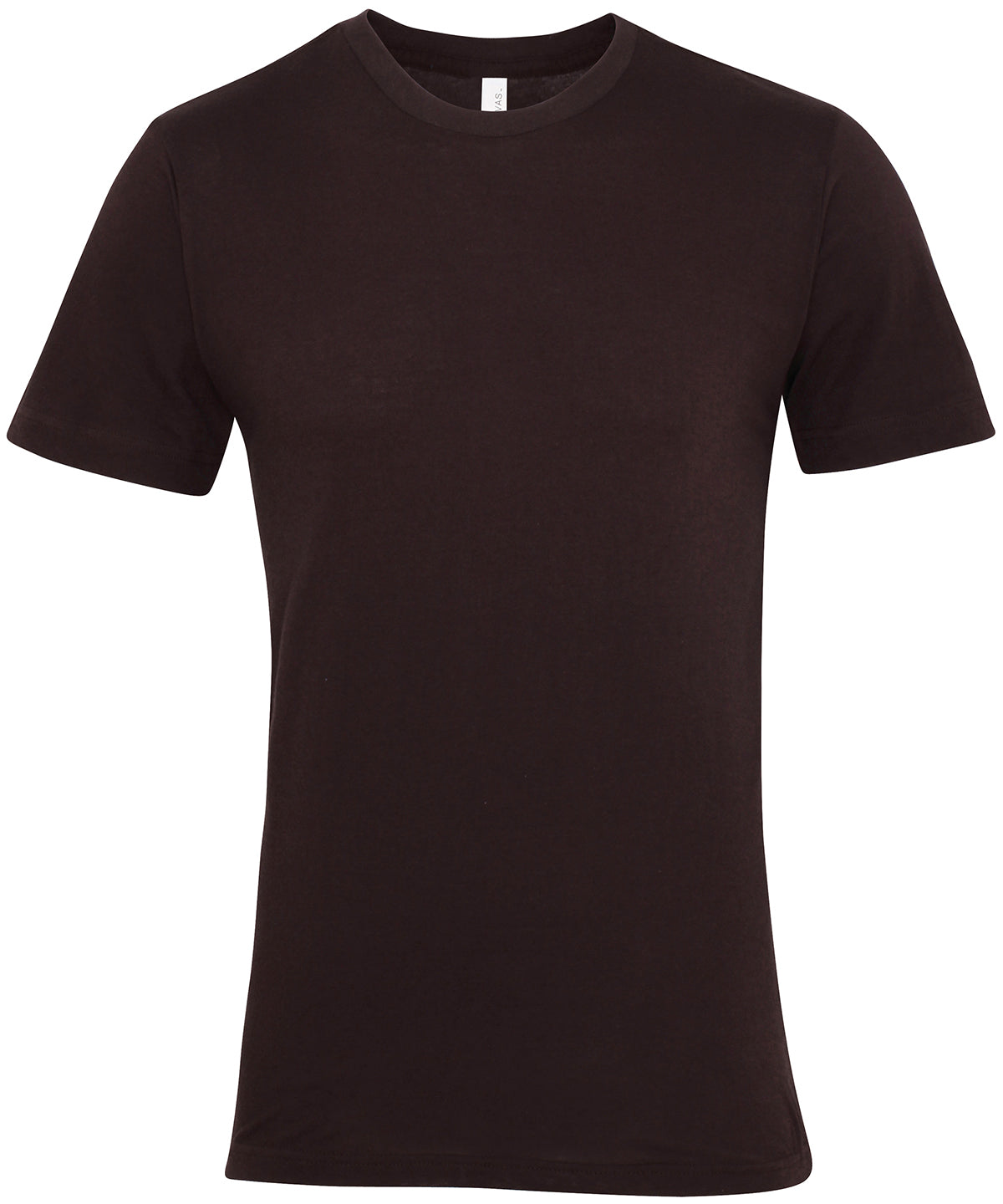 Bella Canvas CV001 Unisex Jersey crew neck t-shirt in Brown