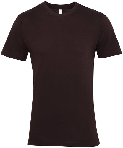 Bella Canvas CV001 Unisex Jersey crew neck t-shirt in Brown
