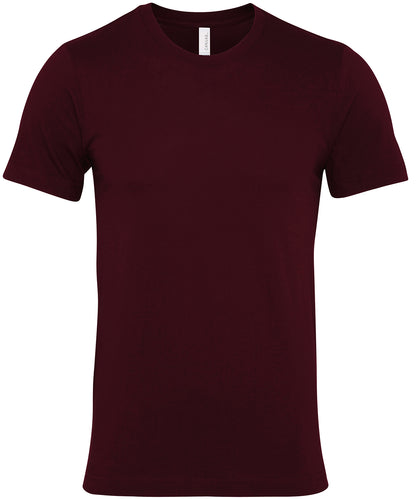 Bella Canvas CV001 Unisex Jersey crew neck t-shirt in Maroon