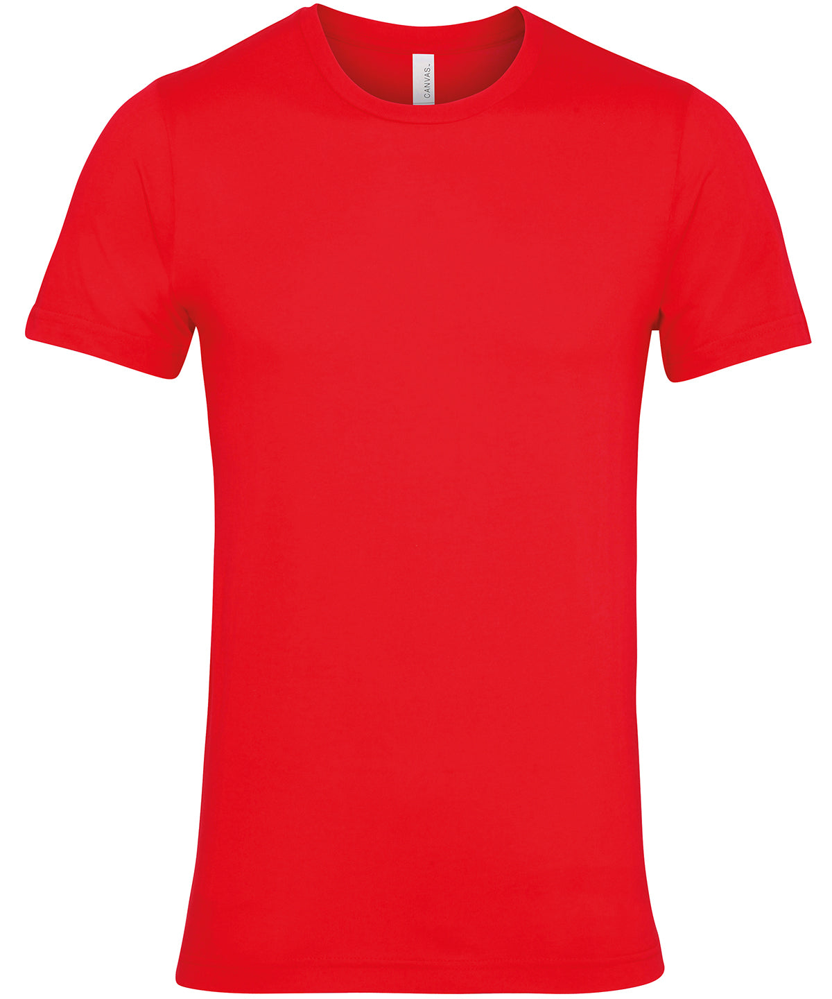 Bella Canvas CV001 Unisex Jersey crew neck t-shirt in Red