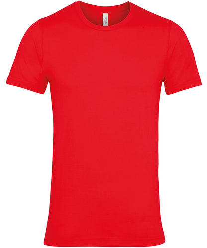Bella Canvas CV001 Unisex Jersey crew neck t-shirt in Red