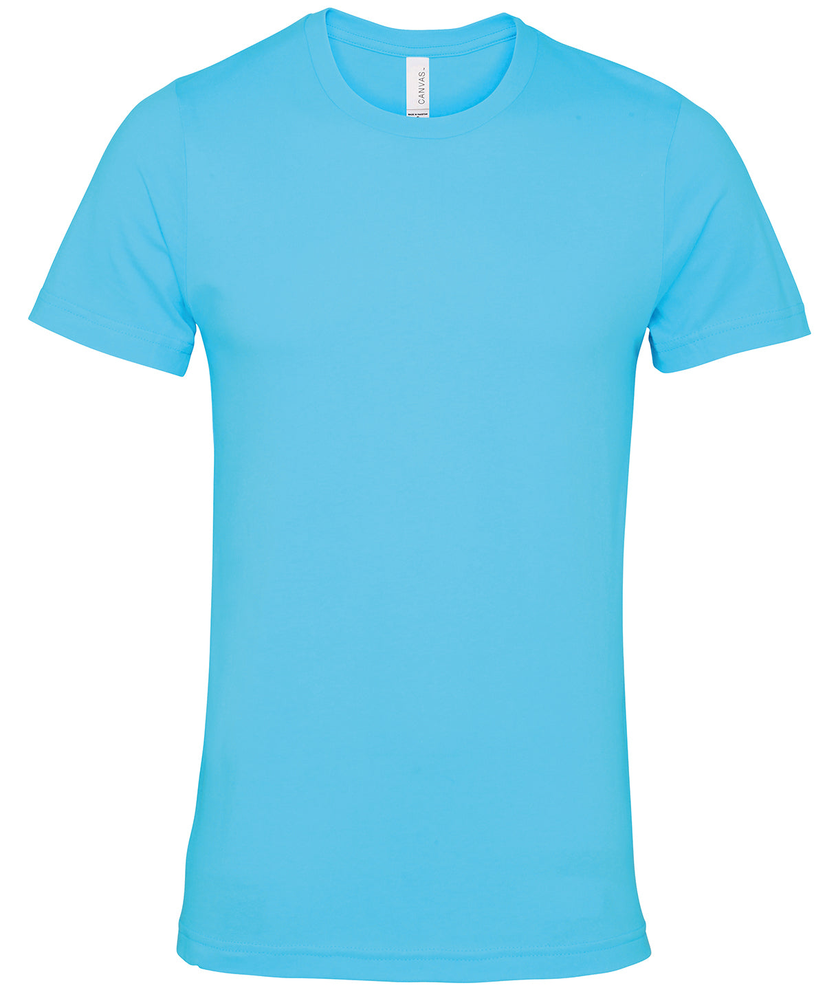Bella Canvas CV001 Unisex Jersey crew neck t-shirt in Turquoise