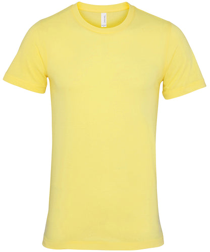Bella Canvas CV001 Unisex Jersey crew neck t-shirt in Yellow