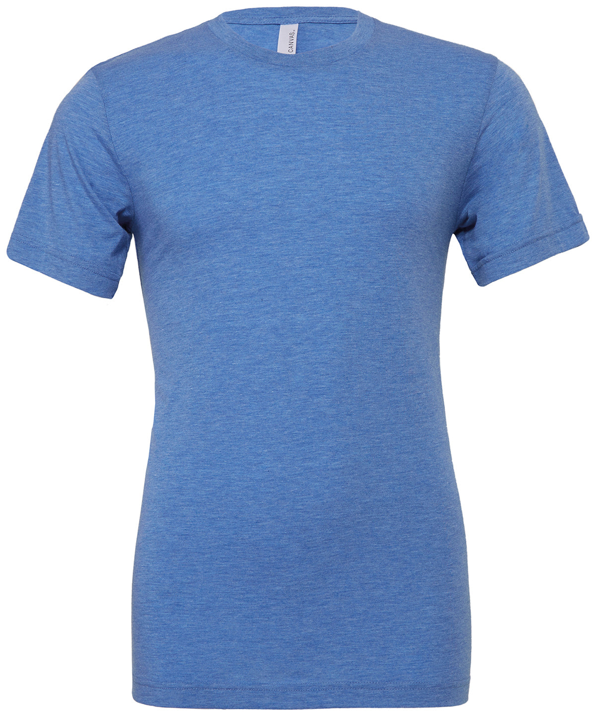 Bella Canvas CV003 Unisex triblend crew neck t-shirt in True Royal Triblend
