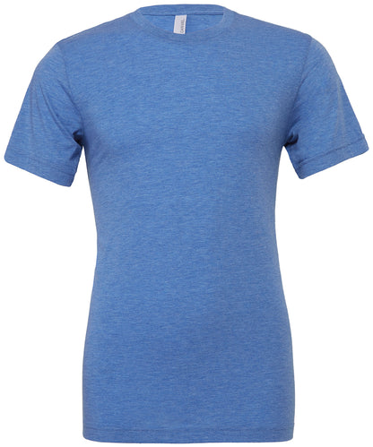 Bella Canvas CV003 Unisex triblend crew neck t-shirt in True Royal Triblend