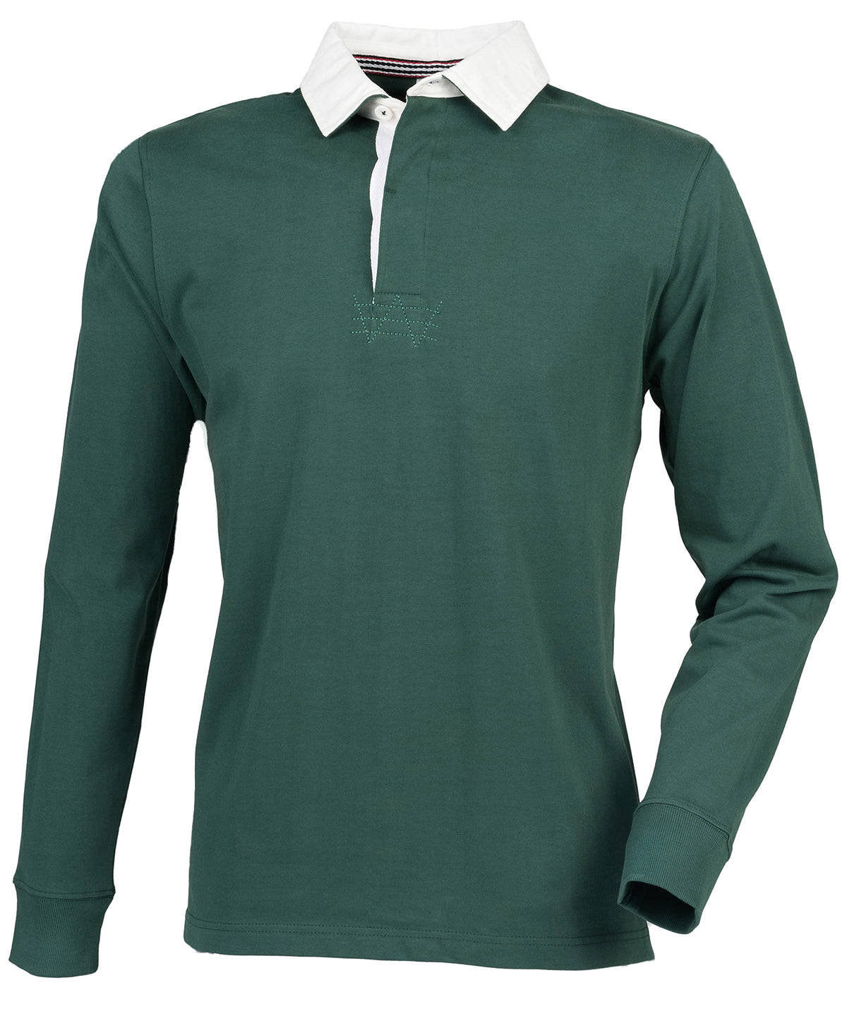 Front Row FR104 Premium superfit rugby shirt in Bottle