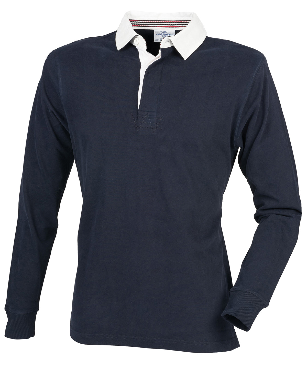 Front Row FR104 Premium superfit rugby shirt in Navy