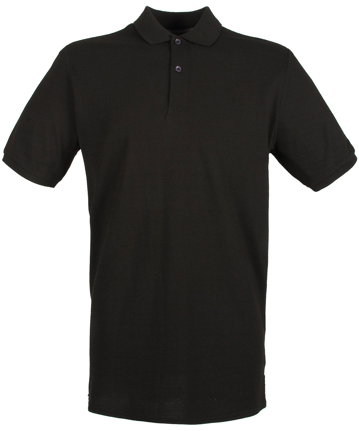 Henbury HB101 Micro-fine piqué polo shirt in Black*