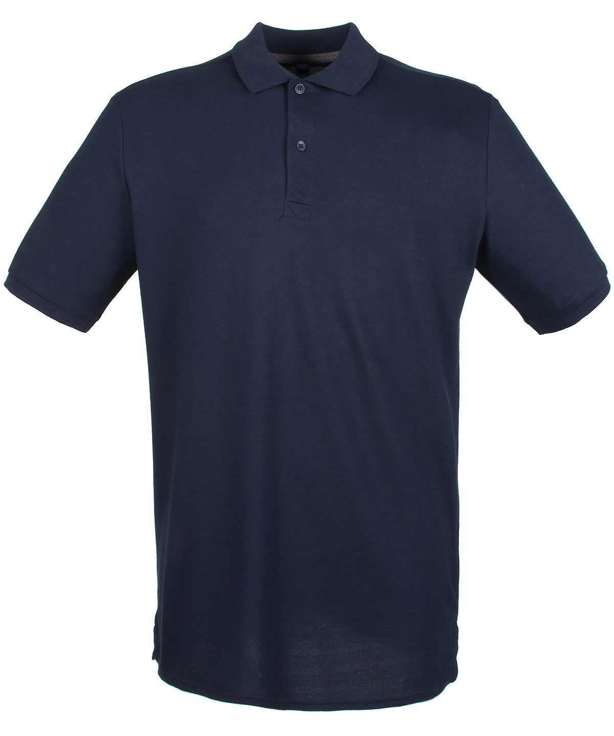 Henbury HB101 Micro-fine piqué polo shirt in Navy*