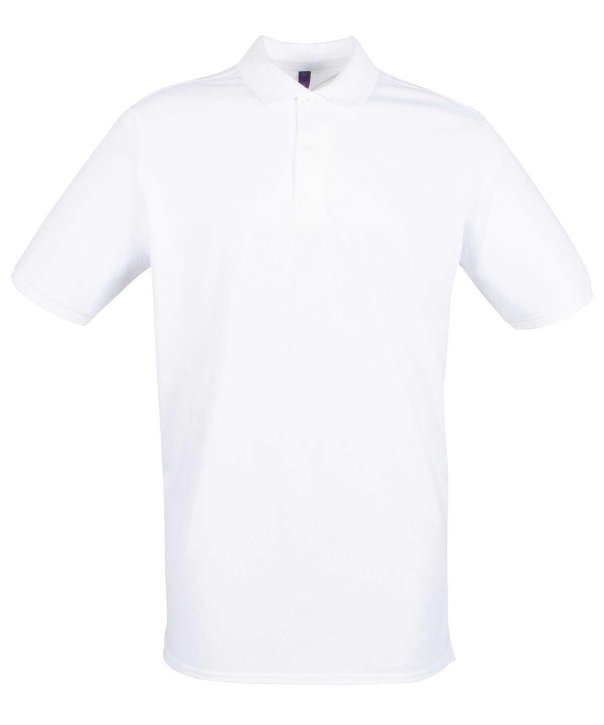 Henbury HB101 Micro-fine piqué polo shirt in White*