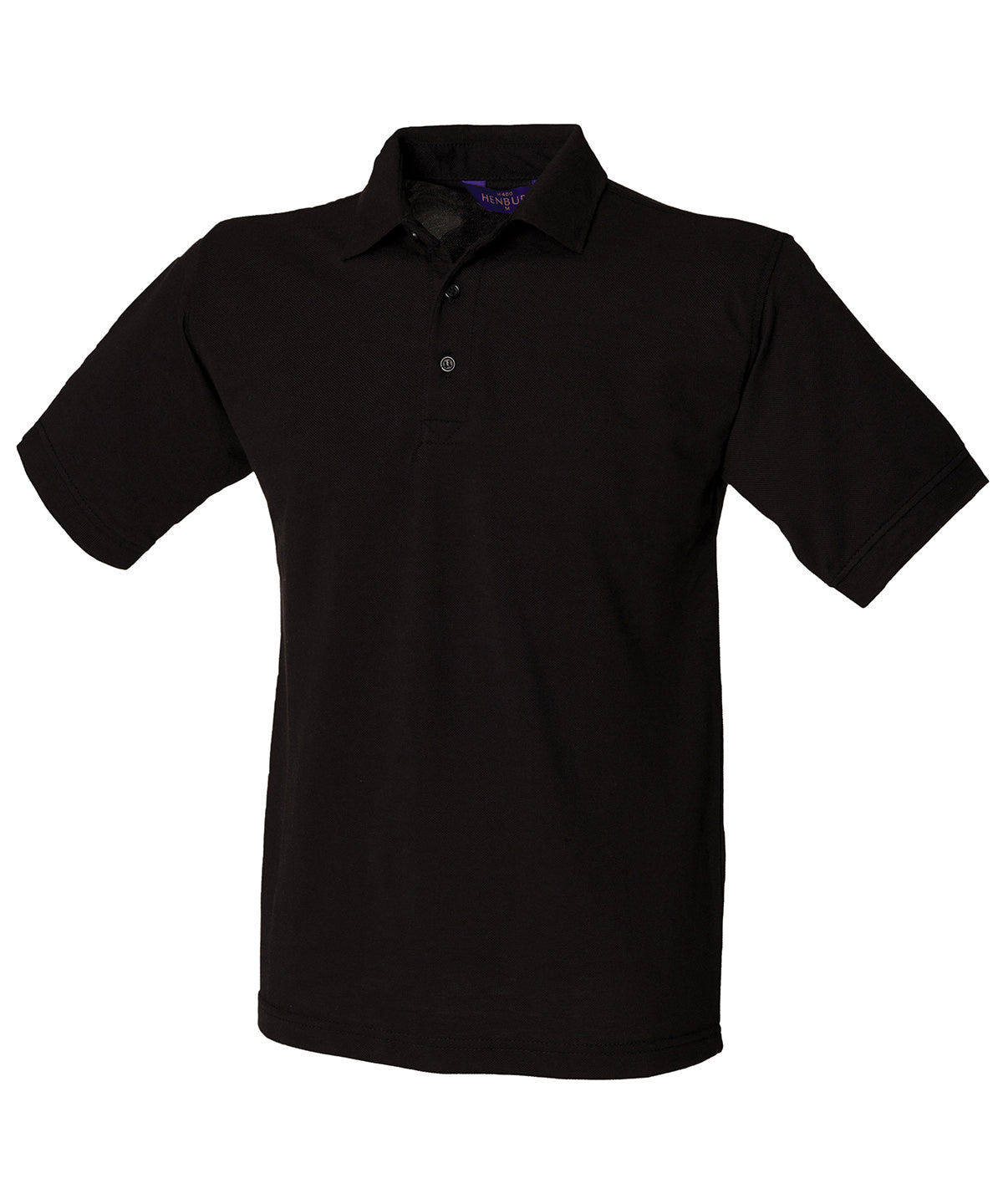Henbury HB400 65/35 Classic piqué polo shirt in Black*