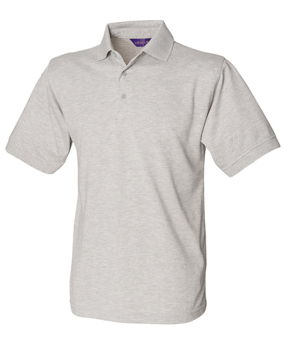 Henbury HB400 65/35 Classic piqué polo shirt in Heather Grey*