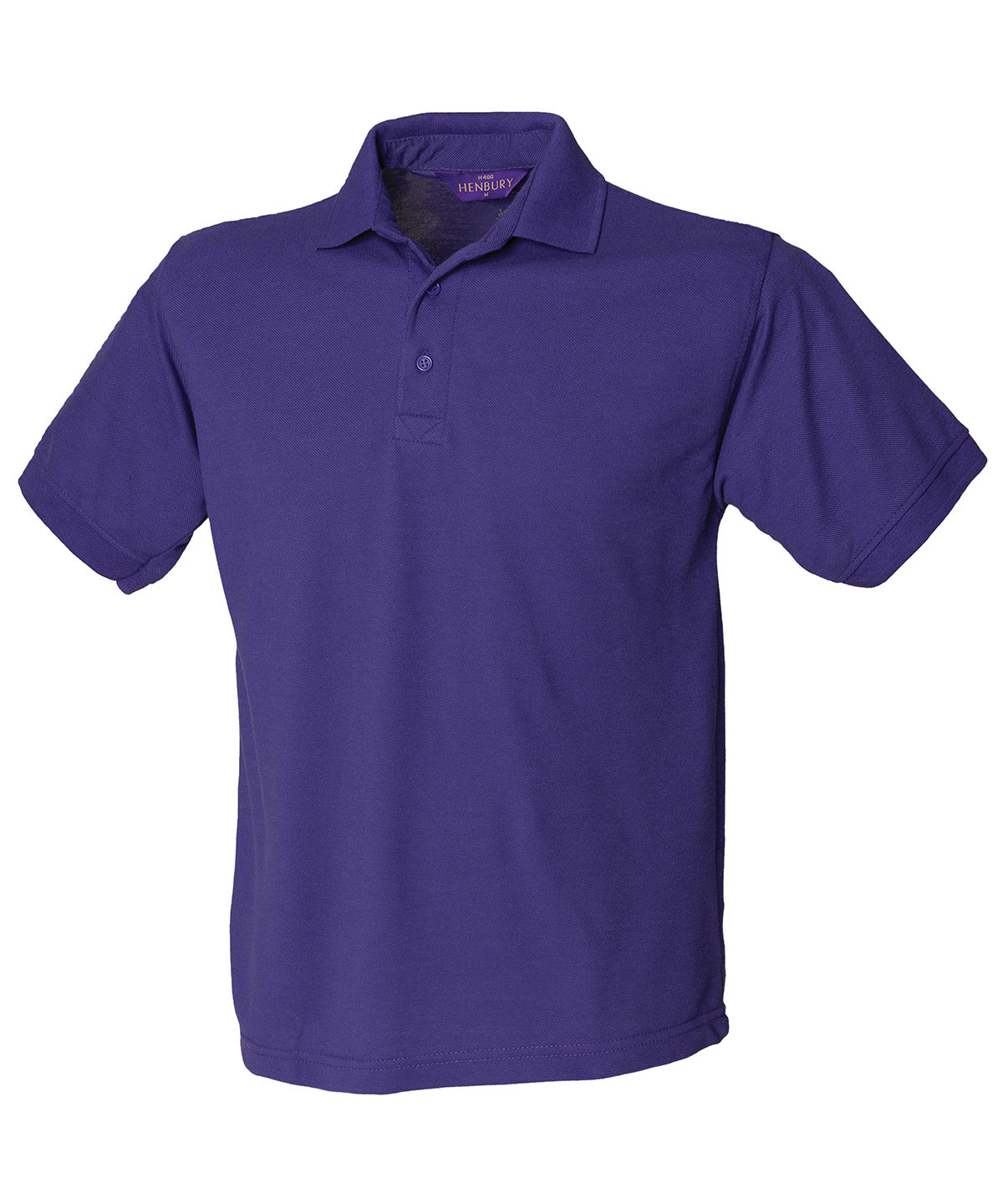 Henbury HB400 65/35 Classic piqué polo shirt in Purple