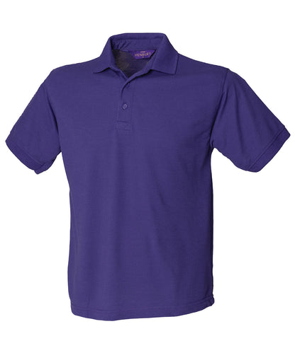 Henbury HB400 65/35 Classic piqué polo shirt in Purple