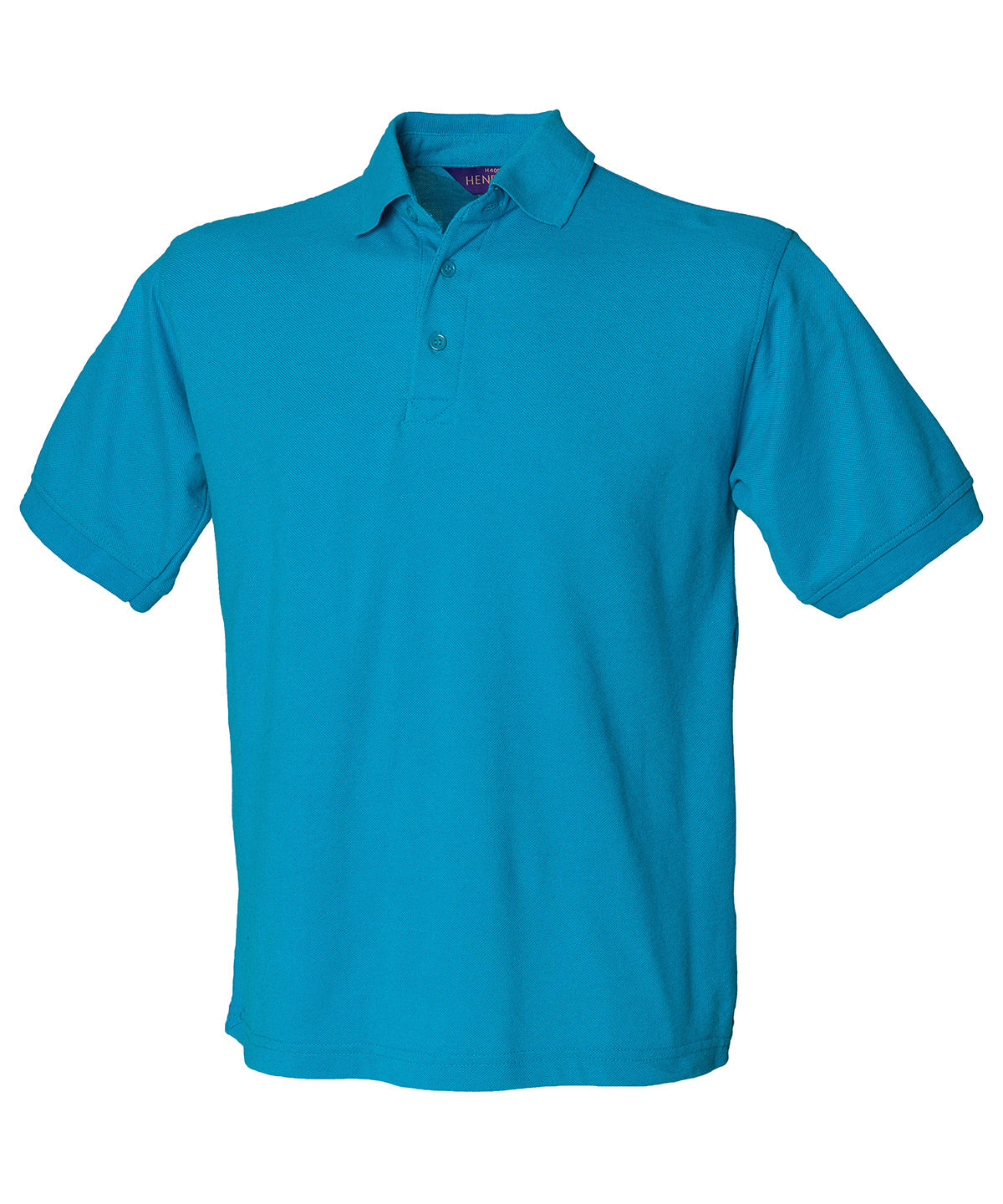 Henbury HB400 65/35 Classic piqué polo shirt in Turquoise