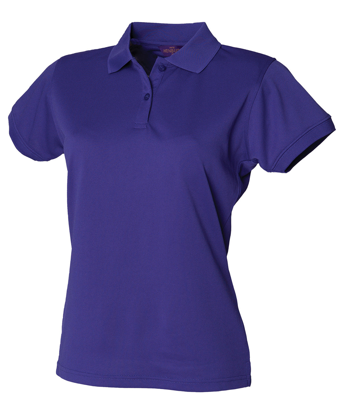 Henbury HB476 Women's Coolplus® polo shirt in Bright Purple