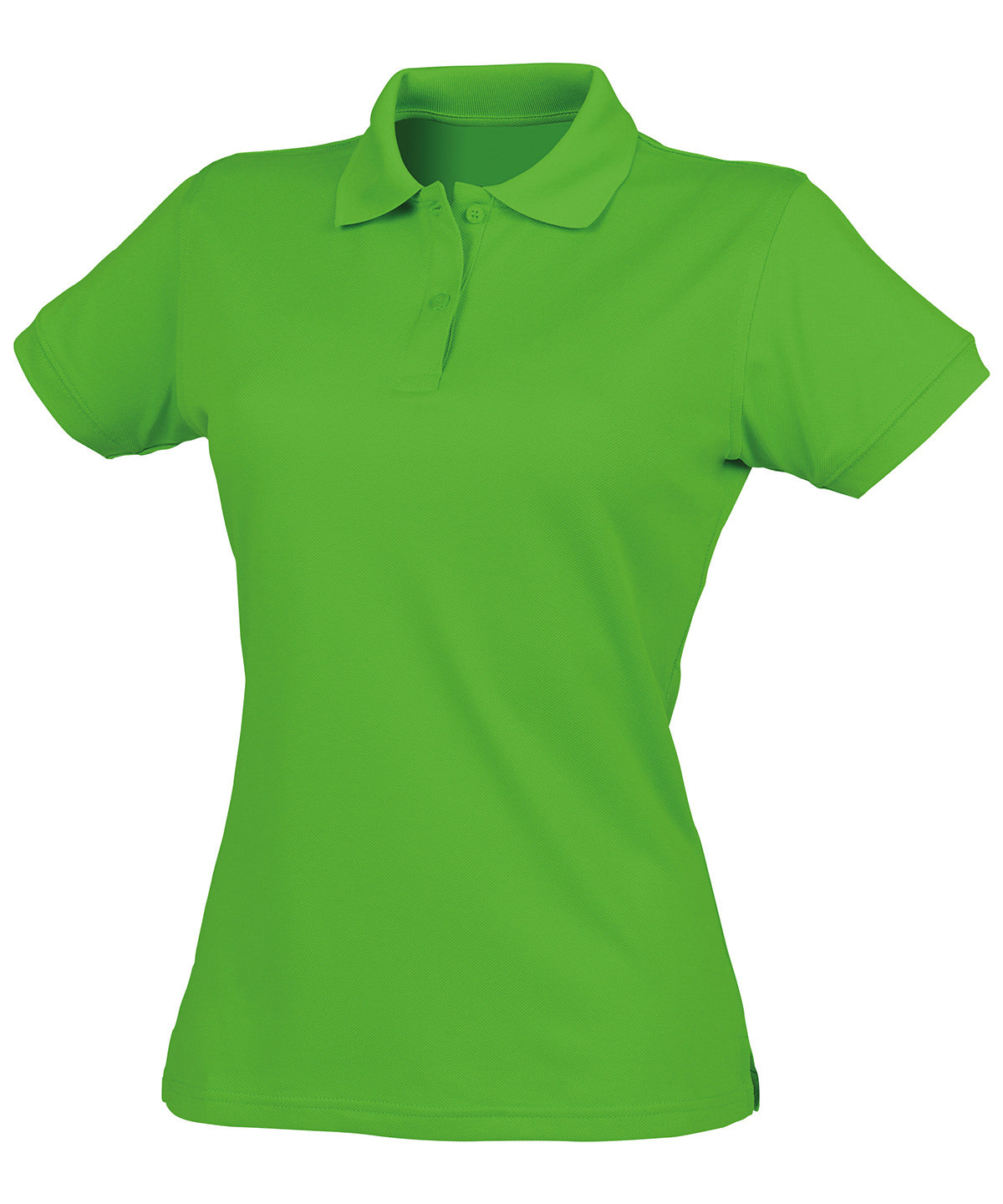 Henbury HB476 Women's Coolplus® polo shirt in Lime Green