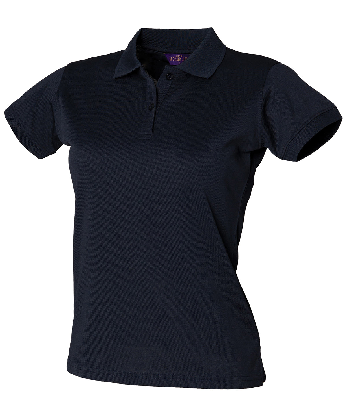 Henbury HB476 Women's Coolplus® polo shirt in Navy