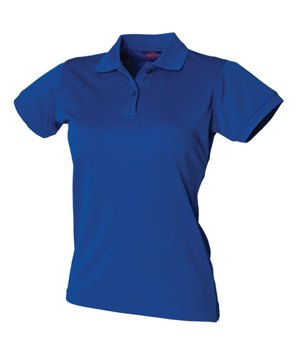 Henbury HB476 Women's Coolplus® polo shirt in Royal