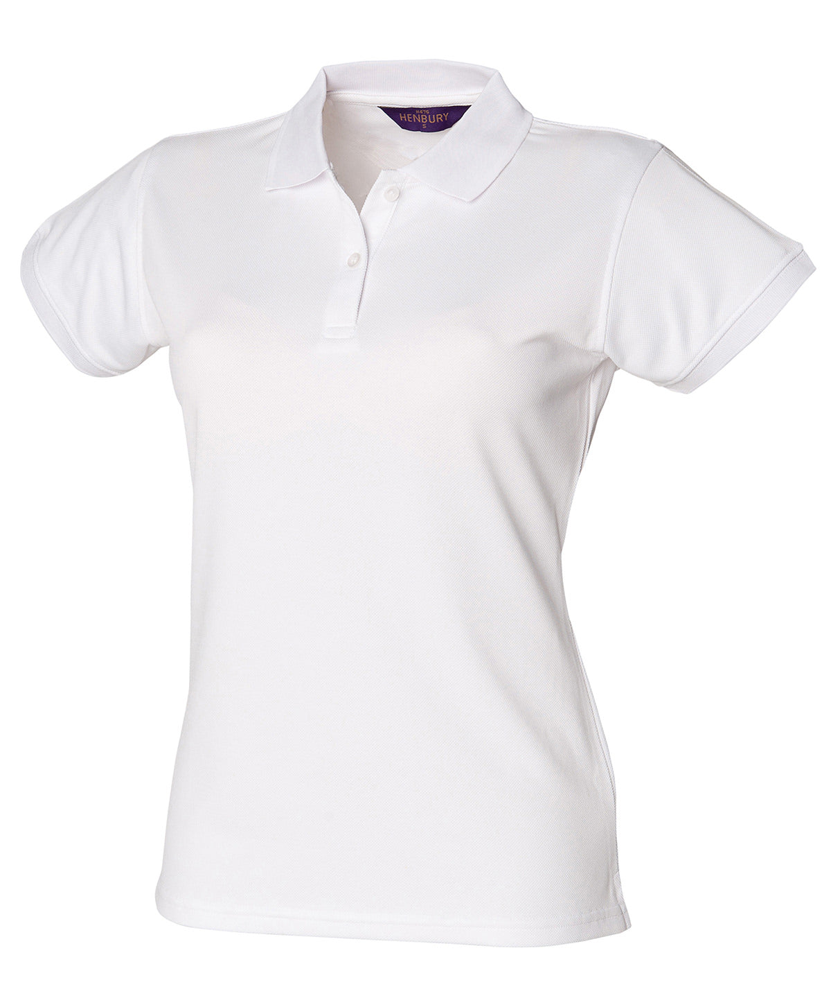 Henbury HB476 Women's Coolplus® polo shirt in White
