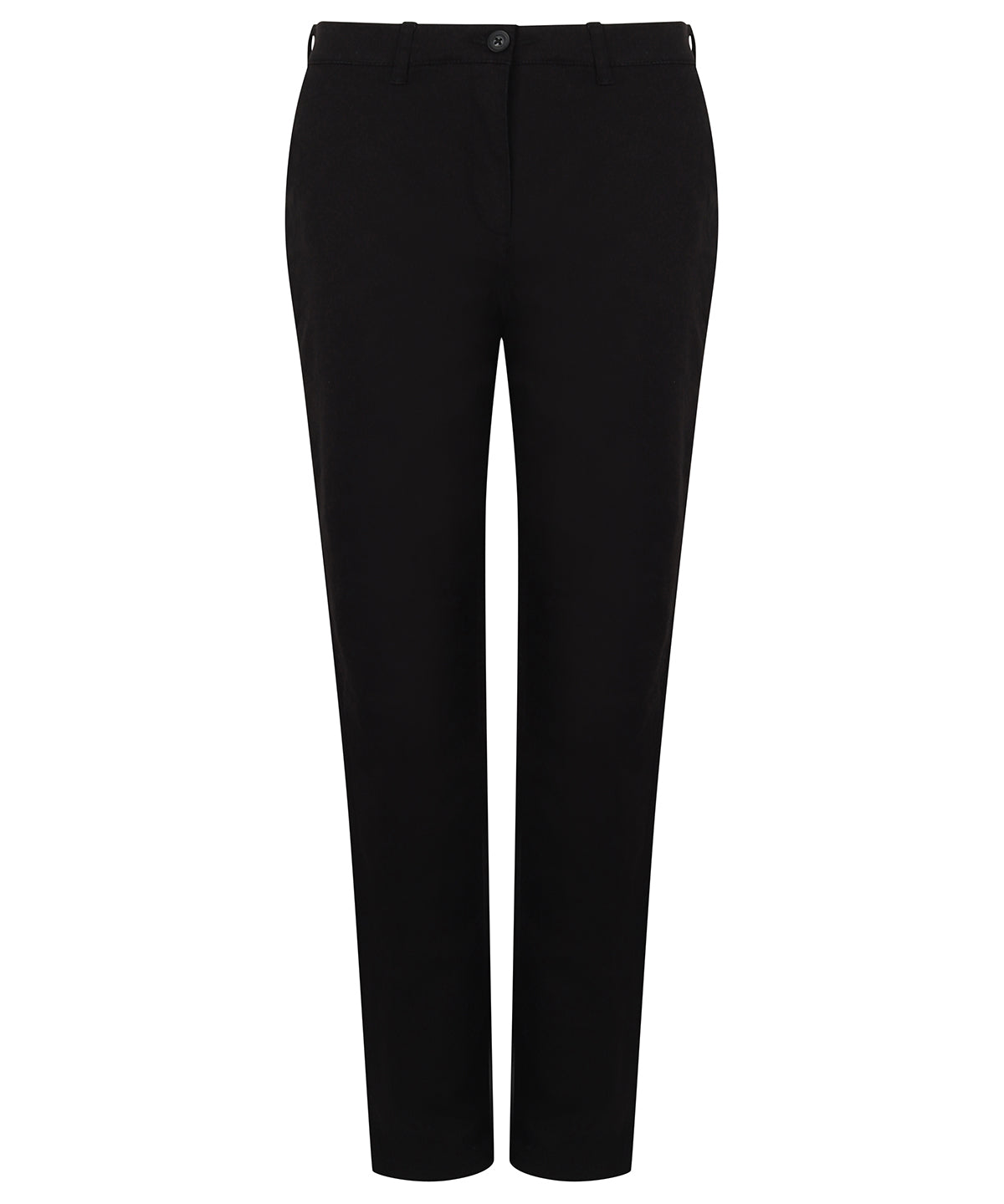 Henbury HB651 Women's stretch chinos in Black